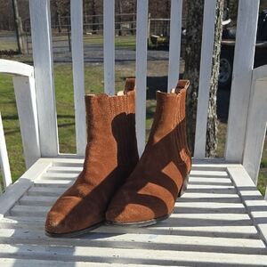 Banana Republic Chestnut Suede Boots